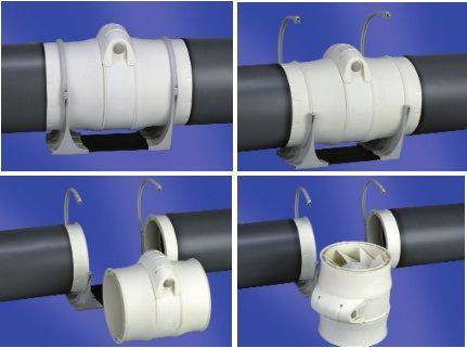 Cata Duct in-line 160 ventilátor, csőközbe építhető, 2 sebességi fokozat