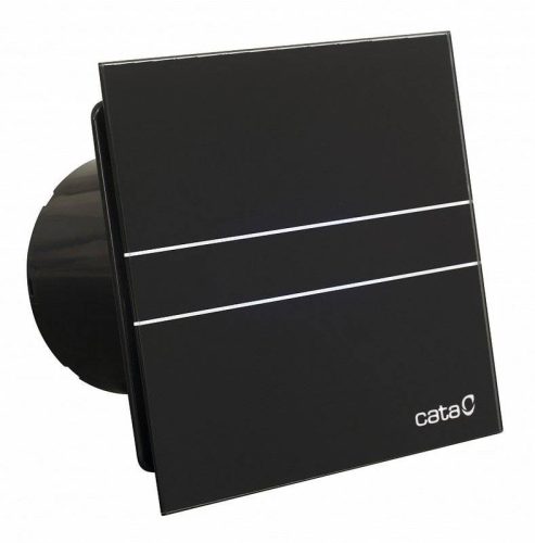Cata E-120G BK ventilátor üveg előlappal, fekete