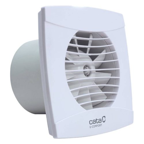 Cata UC-10 Timer ventilátor utószellőztető funkcióval, pillangószeleppel, fehér