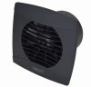 Cata UC-10 Timer fekete ventilátor utószellőztető funkcióval, pillangószeleppel
