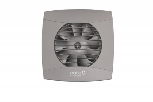 Cata UC-12 Hygro Silver ventilátor utószellőztető és páraérzékelő funkcióval, fordulatszám állítási lehetőséggel, pillangószeleppel, szürke