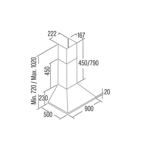 Cata - Páraelszívó OMEGA 900 WH/M fehér