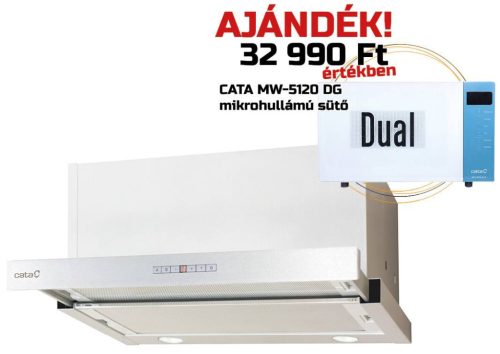Cata - Páraelszívó TFH-7600 X inox + AJÁNDÉK Cata MW-5120 DG blue mikrohullámú sütő
