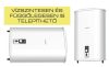 CATA - Elektromos vízmelegítő CTRS-100 REV SLIM, Smart, Fagyvédelem, Elfordítható