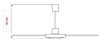 ARDES 5A90 Mennyezeti ventilátor 90 cm