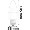 Avide LED CANDLE IZZÓ 6.5W E27 EW 2700K ABC27EW-6.5W