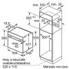 Bosch SÜTŐ BEÉPÍTHETŐ HBG7741B1