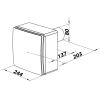 Vents VN-1D 80 fürdőszobai ventilátor