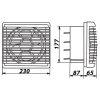 Vents VVR 180 ablakventilátor