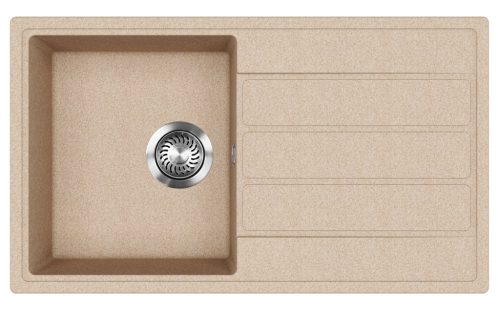 EVIDO Easy 45S gránit mosogató, 760 x 440 mm, avena