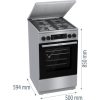 Gorenje TŰZHELY KOMBINÁLT GKS5C71XF