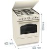 Gorenje TŰZHELY KOMBINÁLT GKS6C71CLI