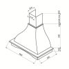 Kdesign - Páraelszívó PETRA 90 natúr T500 - Fehér - A készlet erejéig rendelhető!
