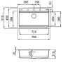 ELLECI - Mosogatótálca Best 130 Workstation Szett G68 bianco - A készlet erejéig rendelhető!