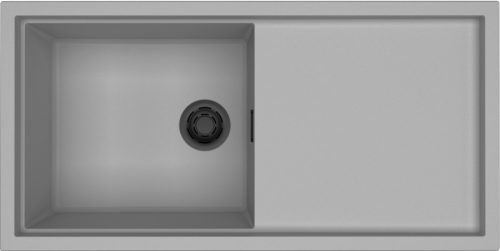 ELLECI - Mosogatótálca Sintesi 480 K97 Light Grey fekete tartozékokkal - A készlet erejéig rendelhető!