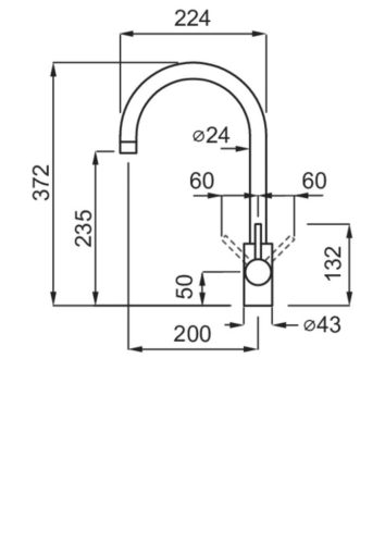 ELLECI - Csaptelep Cloud G48 cemento