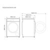 Midea SZÁRÍTÓGÉP HŐSZIVATTYÚS MD200H90W/W-HR