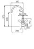 ELLECI - Csaptelep Bridge M73 titanium