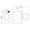Whirlpool MOSÓGÉP ELÖLTÖLTŐS FFB 10489 BV EE