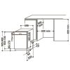 Whirlpool MOSOGATÓGÉP BEÉPÍTHETŐ 14 TERÍTÉK WBO 3T333 P 6.5 X