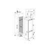 Whirlpool HŰTŐ ALULFAGYASZTÓS BEÉPÍTHETŐ WHC18D011A2